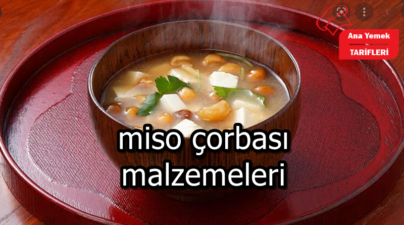 miso çorbası malzemeleri